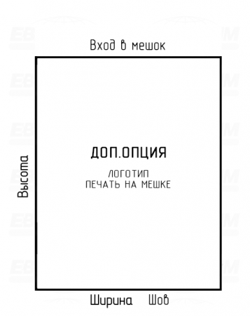 Мешок ПСД 100мкм 380x1215мм фальцы 190+190мм Мешок ПСД 100мкм 380x1215мм фальцы 190+190мм