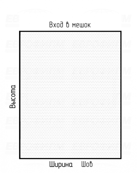 Мешок ПСД 80мкм 700x1080мм с микроперфорацией